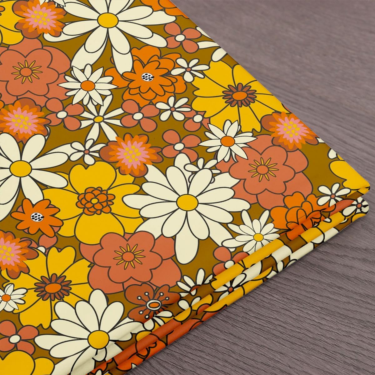Amazon.com: 70s Groovy Flower Waterproof Fabric by The Yard